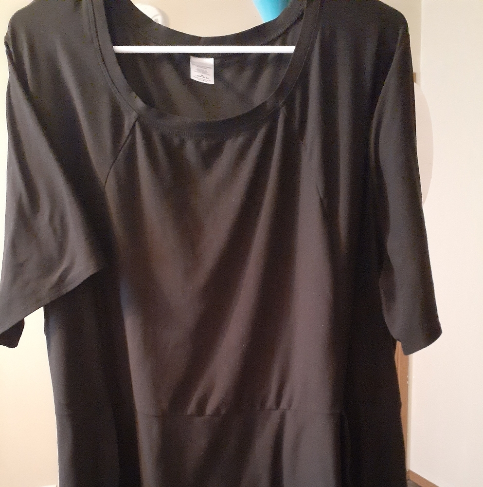 Basic black tunic